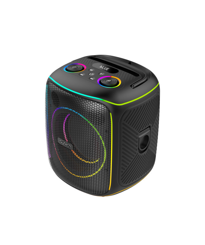 ALT. PORTÁTIL "VOXPRO DUO 440", 6.5", 80W RMS/240W PMPO, 2 MIC, TRIPODE, MSD/USB, M.D (SYTECH)