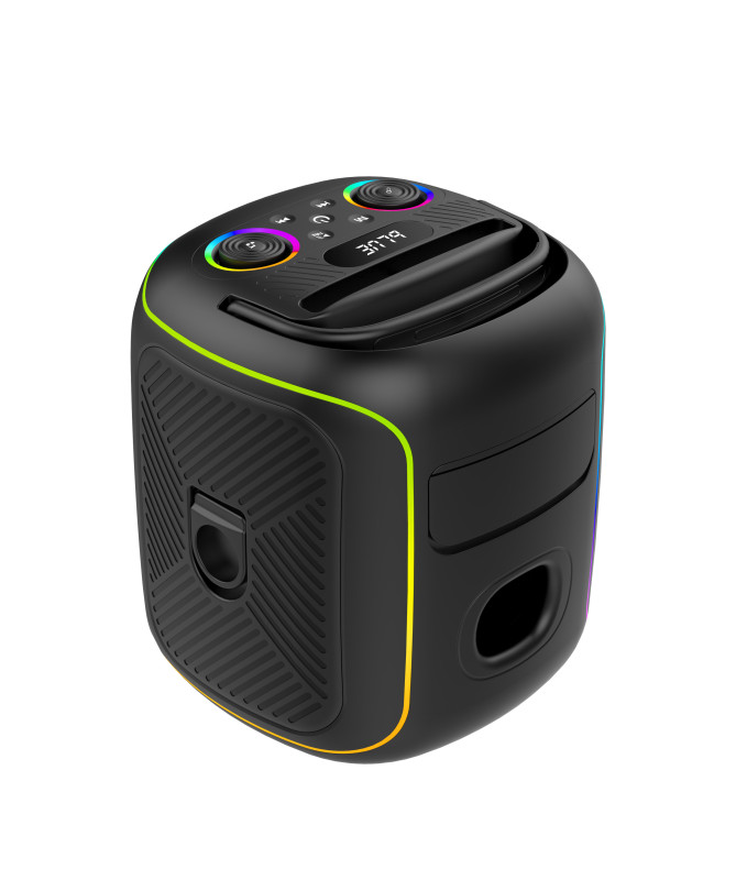 ALT. PORTÁTIL "VOXPRO DUO 440", 6.5", 80W RMS/240W PMPO, 2 MIC, TRIPODE, MSD/USB, M.D (SYTECH)