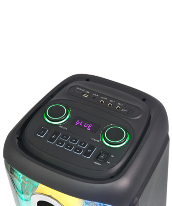 ACOUSTIC SYSTEM, "STORMGLASS 628", 2x10", 100W RMS/300W PMPO, RECHARGEABLE, TWS, FM, W.M. R.C, (SYTE