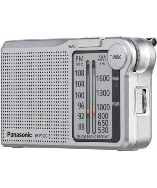 RADIO AM/FM, LED DE SINTONIA, PLATA (PANASONIC)