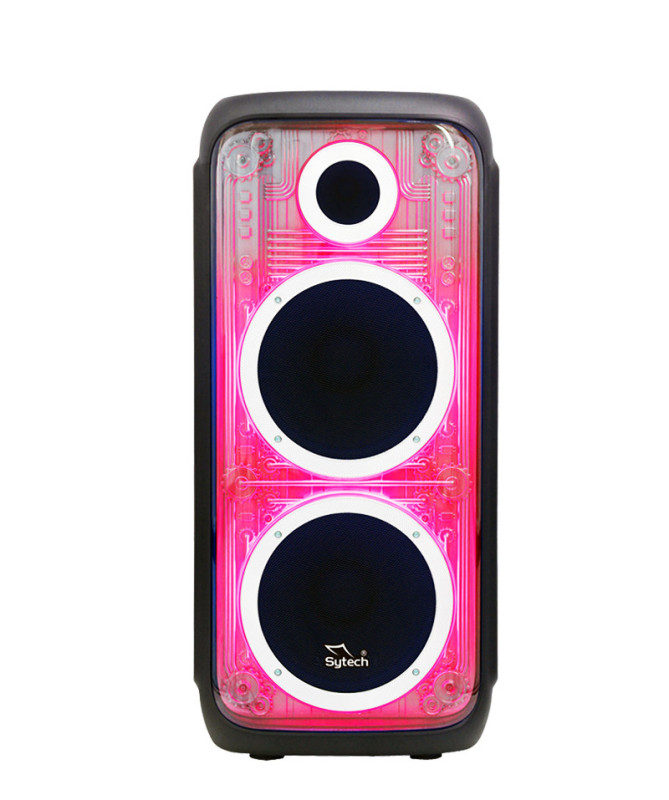 ACOUSTIC SYSTEM, "STORMGLASS 628", 2x10", 100W RMS/300W PMPO, RECHARGEABLE, TWS, FM, W.M. R.C, (SYTE