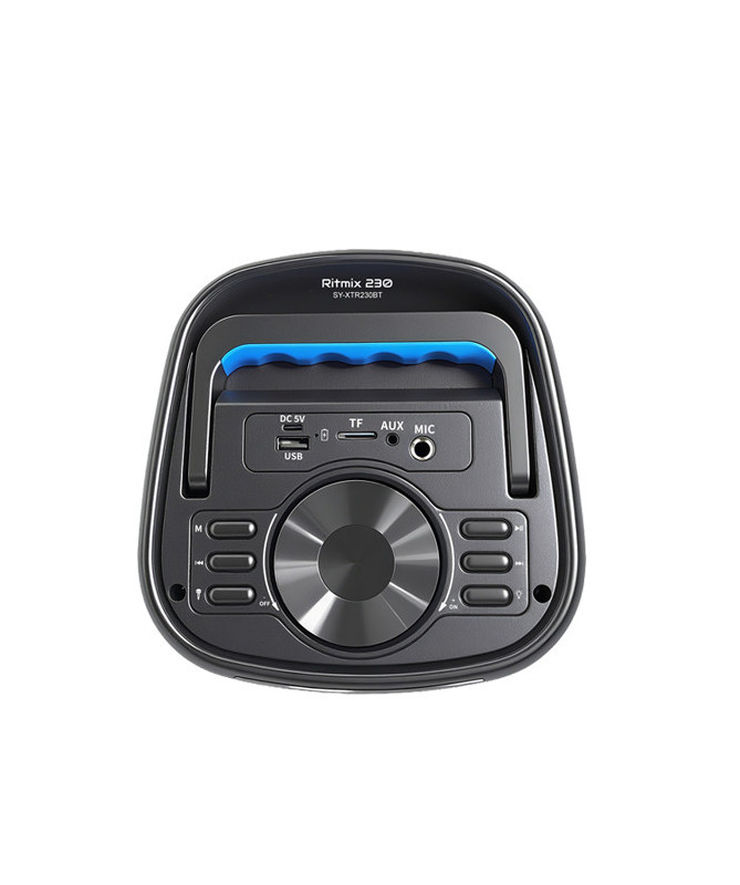 PARTY SPEAKER "RITMIX 230", 2X4", 20W RMS / 60W PMPO, BT, REMOTE CONTROL, RECHARGEABLE (SYTECH)