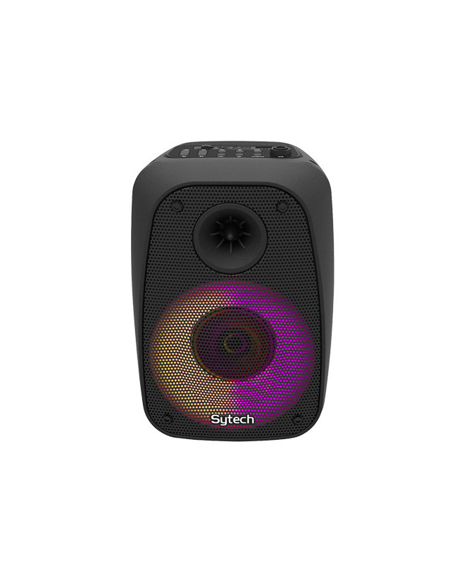 MICROBEAT SERIES SPEAKER, 3", 10W, RMS / 75 PMPO, RECHARGEABLE, BT, MIC, LED, (SYTECH)