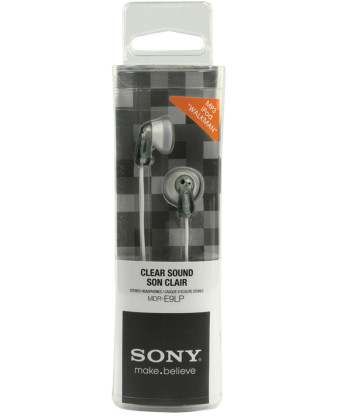 AURICULARES DE BOTON GRIS (SONY)