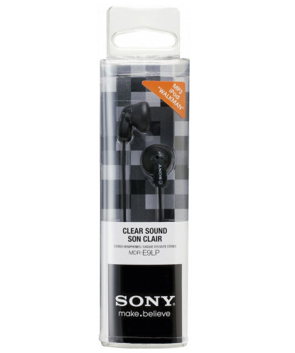 EARBUDS, BLACK (SONY)