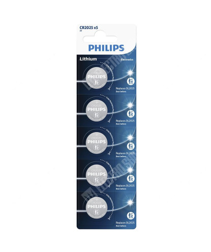 PILA LITIO 2025 PHILIPS BLISTER 5