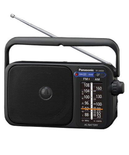 RADIO 2 BANDAS, AM/FM, PILA Y RED RF2400  (PANASONIC)