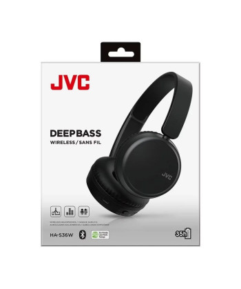 CASCOS BLUETOOTH DE DIADEMA, HA-S36W-B, NEGRO (JVC)