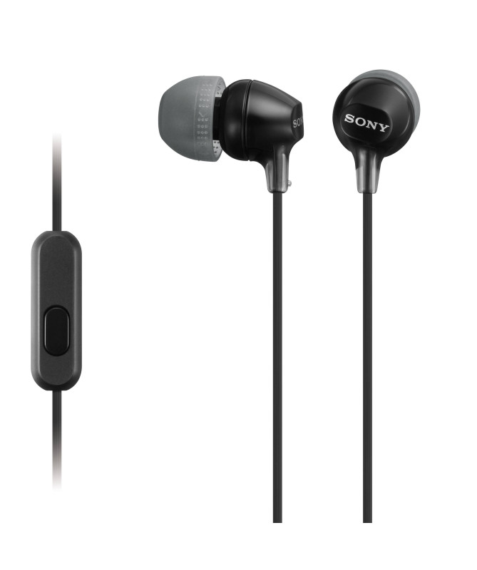 AURICULARES IN EAR, MICROFONO, NEGRO, MDR-EX15APN (SONY)