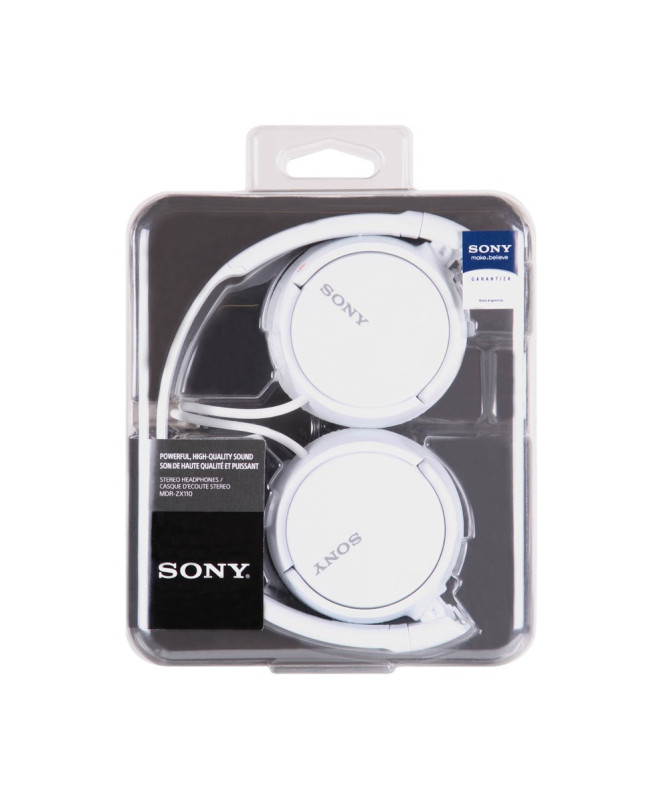 HEADBAND HEADPHONES, MDR-ZX110, WHITE (SONY)