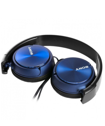 AURICULARES DIADEMA, MCROFONO, PLEGABLES, SOUND MONITOR,  AZUL  (SONY)