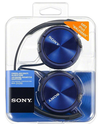 AURICULARES DIADEMA, MCROFONO, PLEGABLES, SOUND MONITOR,  AZUL  (SONY)