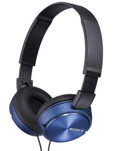 AURICULARES DIADEMA, MCROFONO, PLEGABLES, SOUND MONITOR,  AZUL  (SONY)