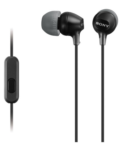 AURICULARES IN EAR, MICROFONO, NEGRO, MDR-EX15APN (SONY)