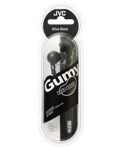 AURICULARES INTRAUDITIVOS, GUMMY, NEGRO (JVC)