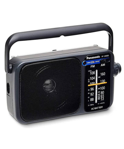 RADIO 2 BANDAS, AM/FM, PILA Y RED RF2400  (PANASONIC)