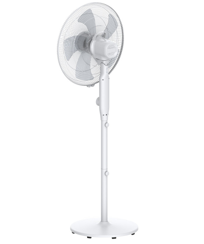 VENTILADOR DE PIE DC, 30W, 12 VEL., TACTIL, MANDO, TEMP. (ARTICO)