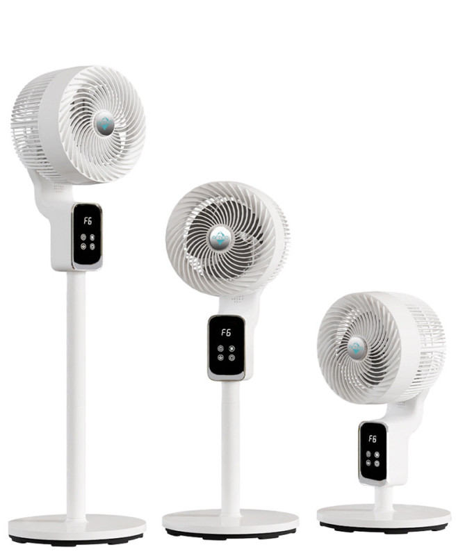 VENTILADOR CIRCULADOR DE AIRE, 50W, 8 VEL., OSC. 3D, TACTIL, MANDO, TEMP. (ARTICO)