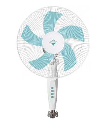 VENTILADOR 3 EN 1, PIE, PARED, MESA, 16", 50W, 5 ASPAS, BASE CIRCULAR, BLANCO (ARTICO)