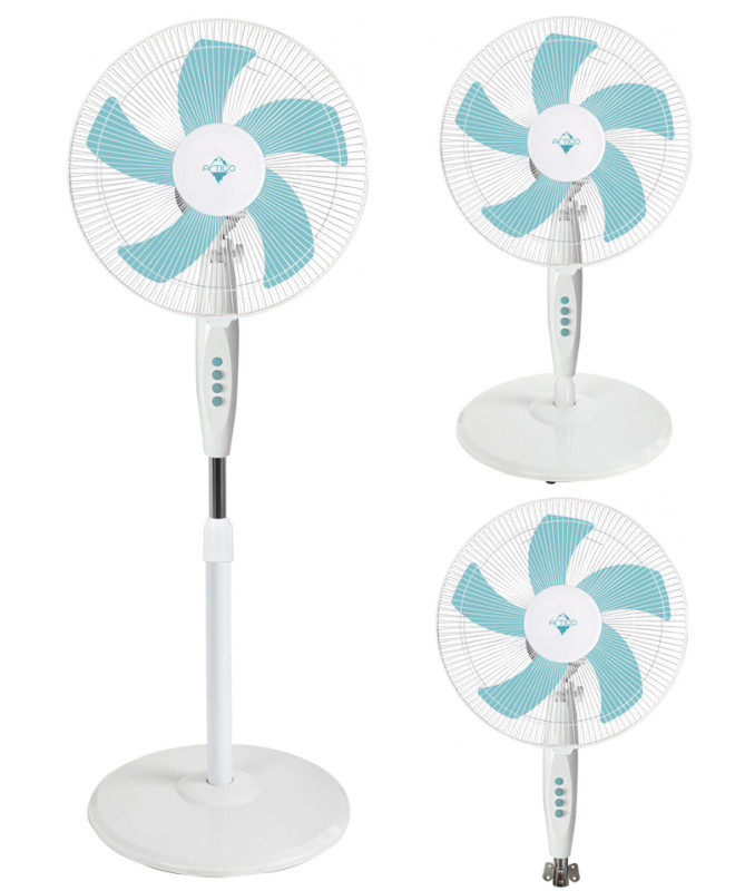 3-IN-1 FAN, PEDESTAL, WALL MOUNT, TABLE, 16", 50W, 5 BLADES, ROUND BASE, WHITE (ARTICO)
