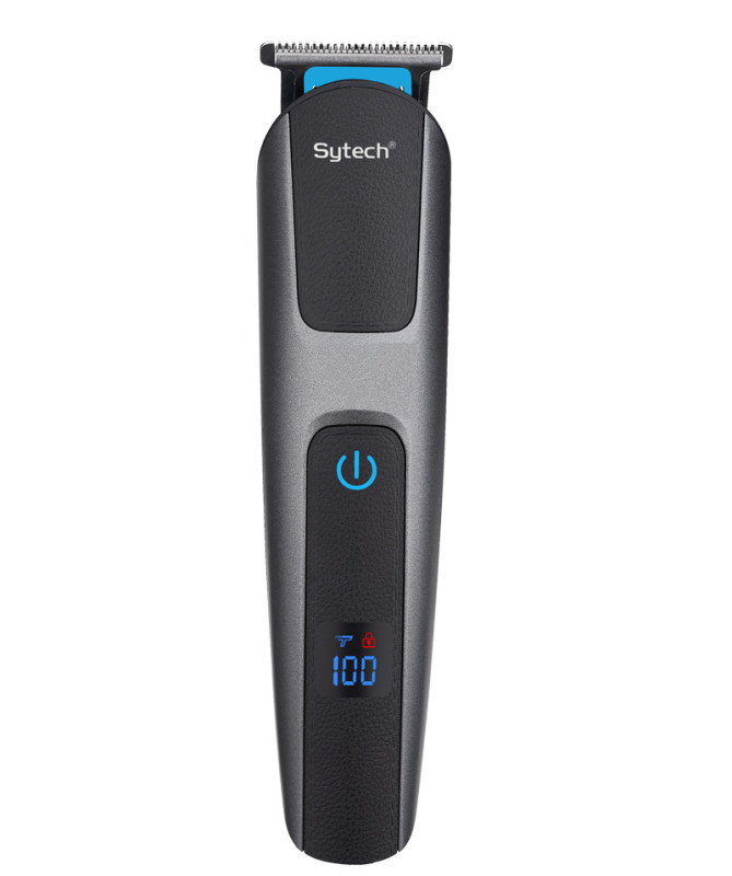 KIT CORTA PELO DIGITAL, 7 ACCESORIOS, 12 EN 1, RECARGABLE, IPX7 (SYTECH)