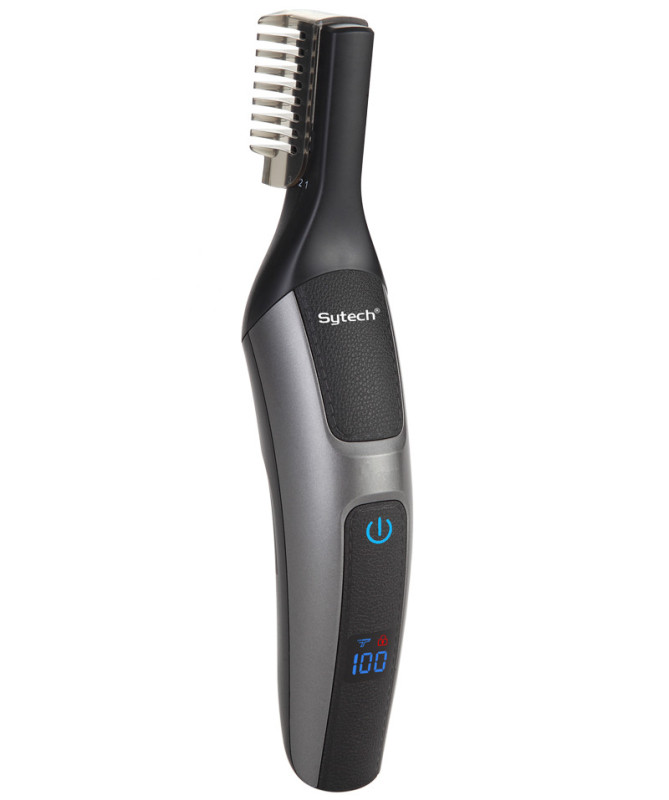 KIT CORTA PELO DIGITAL, 7 ACCESORIOS, 12 EN 1, RECARGABLE, IPX7 (SYTECH)