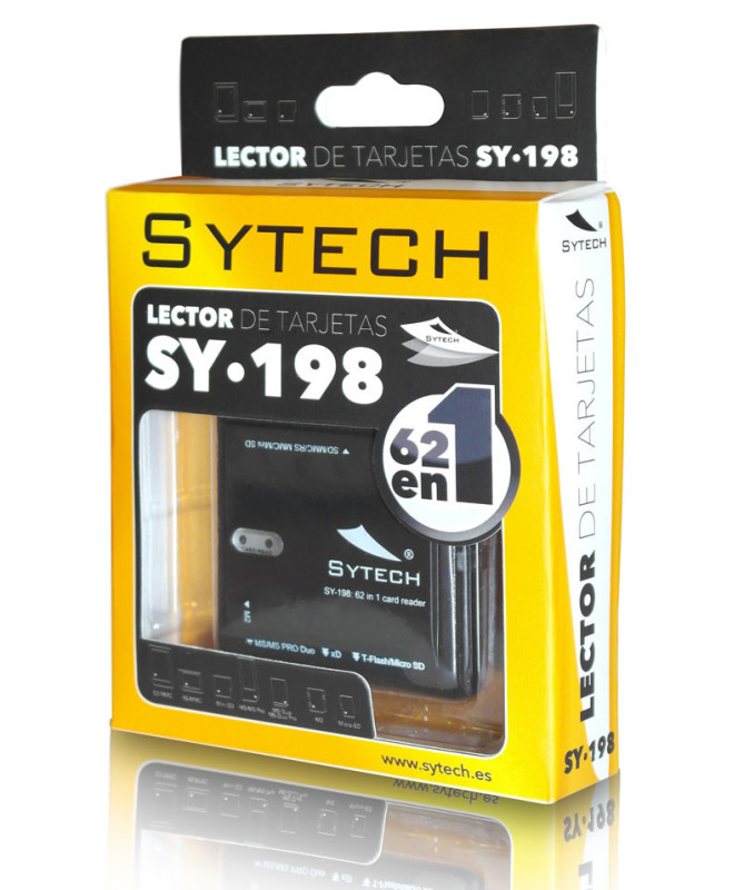 LECTOR DE TARJETAS UNIVERSAL 62 EN 1 (SYTECH)