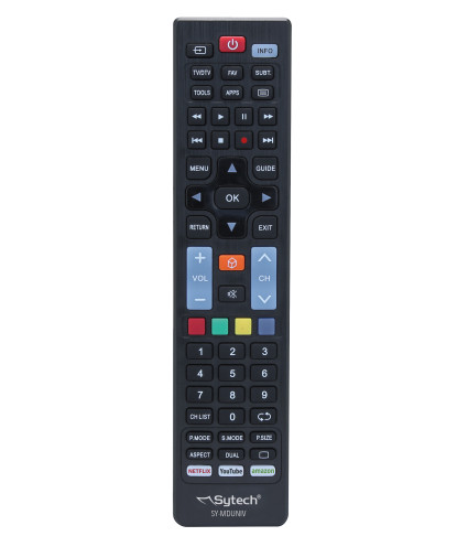 MANDO A DISTANCIA UNIVERSAL, SM, LG, SONY, PAN, PHI, HIS, GRU, TOSH, SHARP,  (SYTECH)