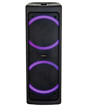 "HARMONY ARC" SPEAKER 2x8" + 2x2.5", 100W RMS / 300W PMPO, RECHARGEABLE, BT, MIC, LED, MD (SYTECH)