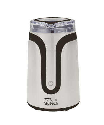 COFFEE GRINDER, 150W, BEIGE & BROWN (SYTECH)