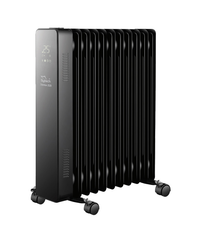 OIL HEATER, ENERMAX 2520, DIGITAL, 11 ELEMENTS, 2500W, BLACK (SYTECH)