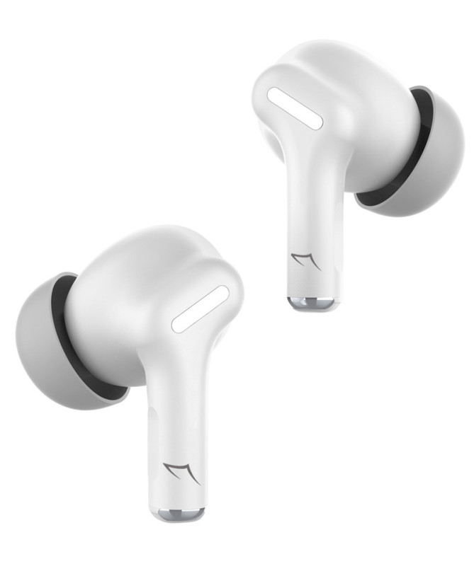 WIRELESS TWS EARBUDS, ANC+ECN, SY-TWS760 "QMOODS", WHITE (SYTECH)