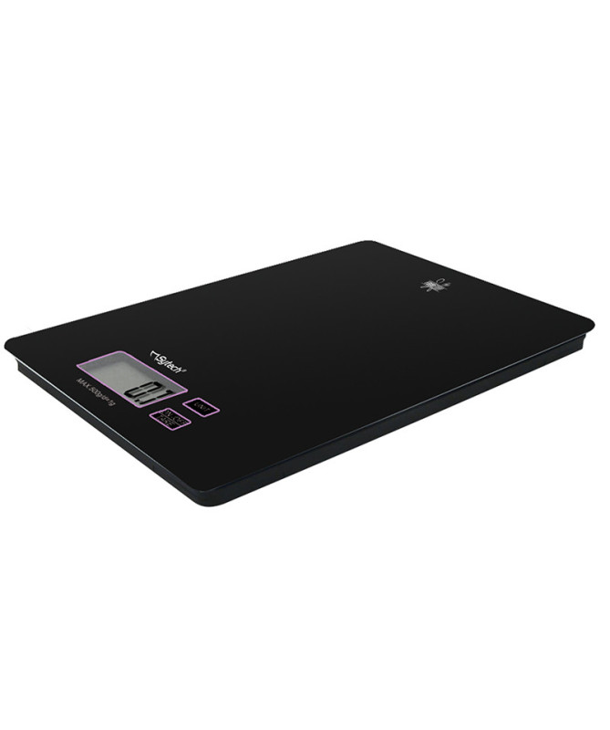 DIGITAL KITCHEN SCALE, "SLIM" DESIGN, 5 KG, BLACK, (SYTECH)