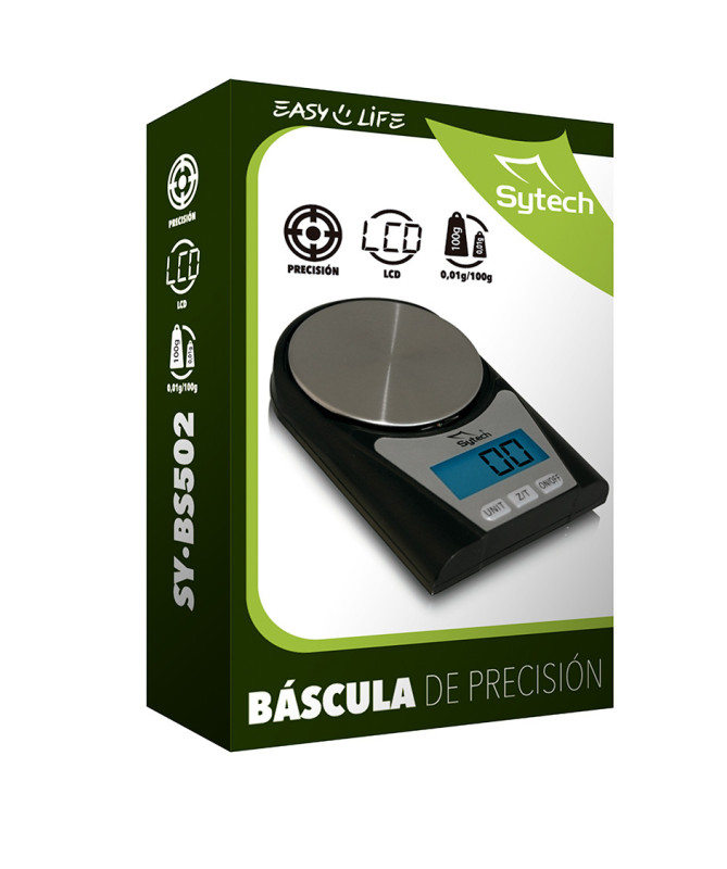 BASCULA DE PRECISION, 100 GRAMOS (SYTECH)