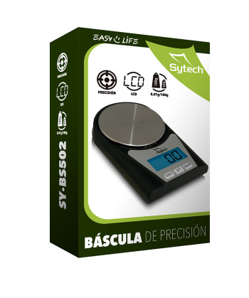 BASCULA DE PRECISION, 100 GRAMOS (SYTECH)