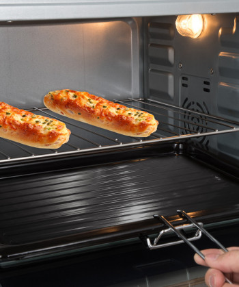 ELECTRIC OVEN, 48 LITERS, CONVECTION, LIGHT, 2000W, BLACK (SYTECH)