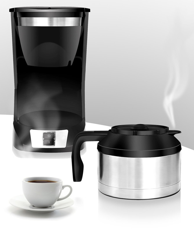 CAFETERA DE GOTEO, 8-10 TAZAS, JARRA TERMICA, ACERO INOX, 800W. (SYTECH)