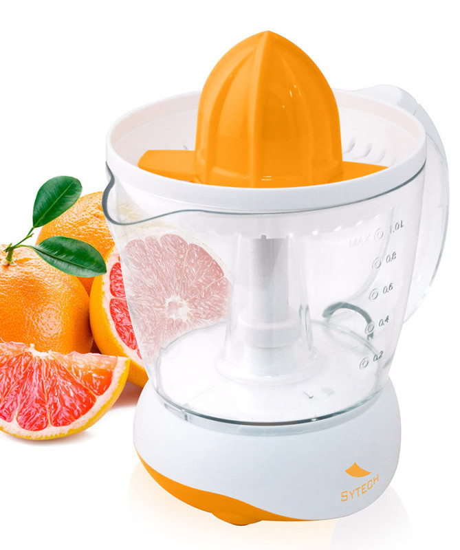 ELECTRIC JUICER, 1L, 2 WAY ROTATION, 40W, ORANGE (SYTECH)