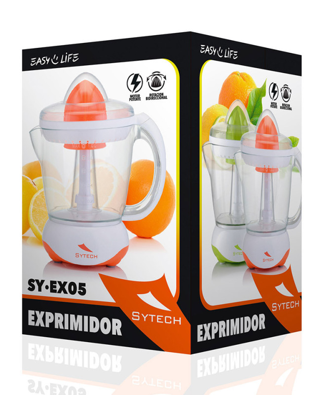 EXPRIMIDOR, 1L.,ROTACION 2 SENTIDOS, 40W., NARANJA (SYTECH) EXPRIMIDOR, 1L.,ROTACION 2 SENTIDOS, 40W., NARANJA (SYTECH)