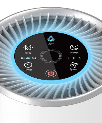 AIR PURIFIER, TOUCH CONTROL, 15-20M2, 35W, 120M3/H, 7 LED COLORS (ARTICO)