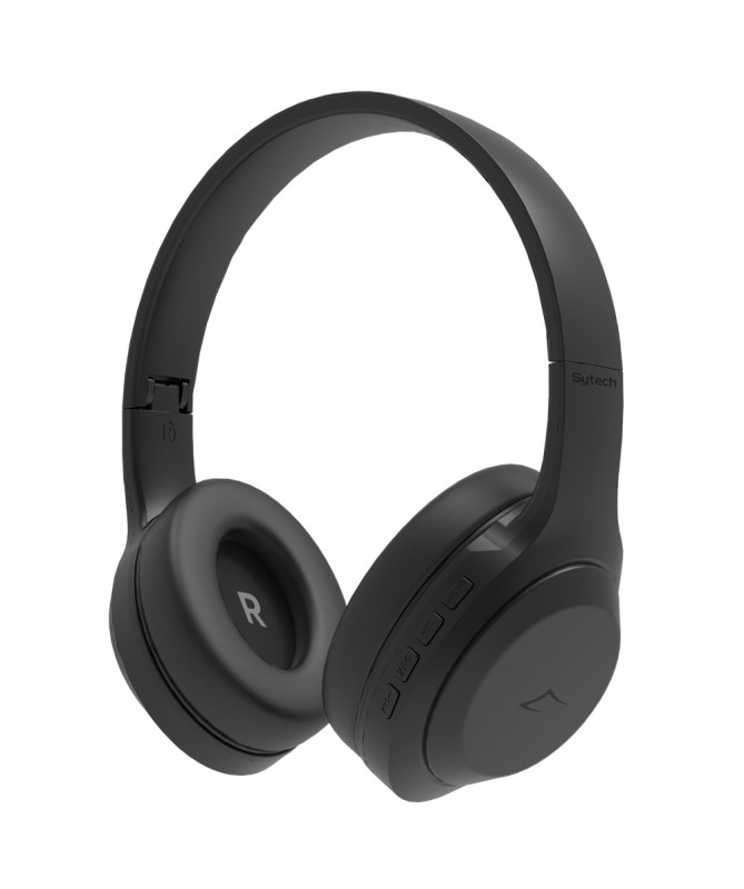 AURICULARES BLUETOOTH ESTEREO PURITY, V5.3, RECARGABLE, NEGRO (SYTECH)