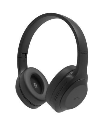 BLUETOOTH STEREO HEADPHONES "PURITY", V5.3, RECHARGEABLE, BLACK (SYTECH)