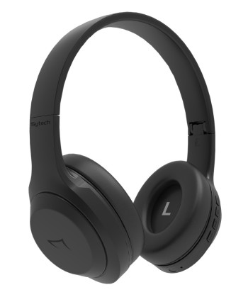 AURICULARES BLUETOOTH ESTEREO PURITY, V5.3, RECARGABLE, NEGRO (SYTECH)