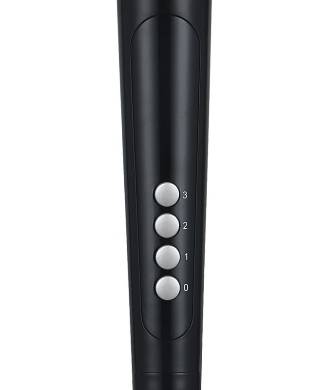 VENTILADOR DE PIE, 16", 60W, 9 ASPAS, BASE CIRCULAR, NEGRO (ARTICO)