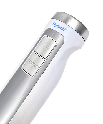 BATIDORA, PIE ACERO INOX, 2 VELOCIDADES, 1000 W, PICA HIELO, BLANCO, (SYTECH)