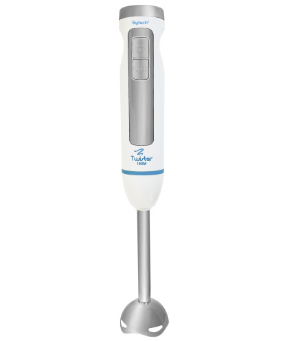 BATIDORA, PIE ACERO INOX, 2 VELOCIDADES, 1000 W, PICA HIELO, BLANCO, (SYTECH)