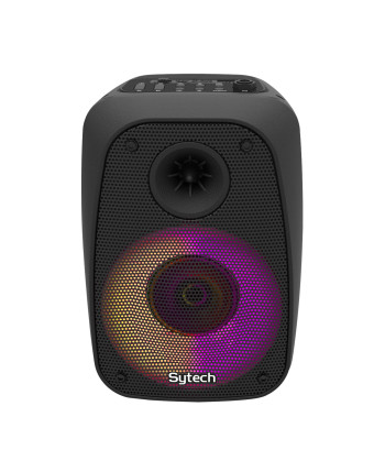 MICROBEAT SERIES SPEAKER, 3", 10W, RMS / 75 PMPO, RECHARGEABLE, BT, MIC, LED, (SYTECH)