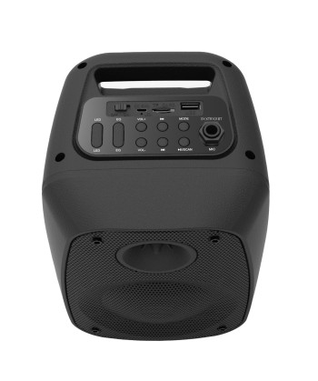 MICROBEAT SERIES SPEAKER, 3", 10W, RMS / 75 PMPO, RECHARGEABLE, BT, MIC, LED, (SYTECH)