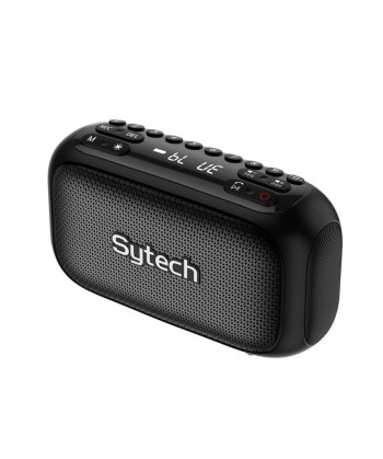 RADIO DIGITAL. FM, BLUETOOTH, ALTAVOZ-BASS, 2X8W, USB,TF, BATERÍA, NEGRO (SYTECH)
