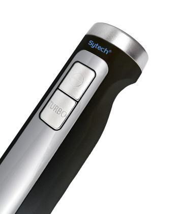 BATIDORA, PIE ACERO INOX, 2 VELOCIDADES, 1000 W, PICA HIELO, NEGRO, (SYTECH)